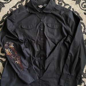 Harley Davidson button down